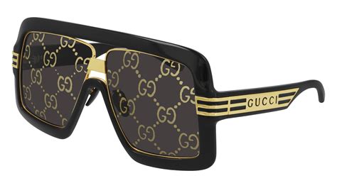 gucci black and gold sunglasses|gucci sunglasses unisex.